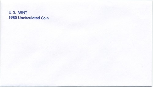 1980 mint set envelopes - mint,
