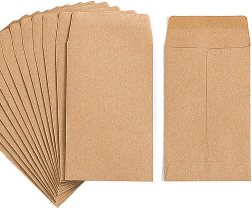 100 pack small coin envelopes - pack,